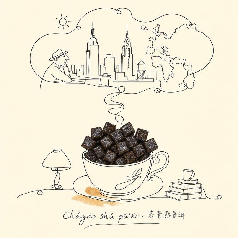 The design — Ripe Pu-erh Paste