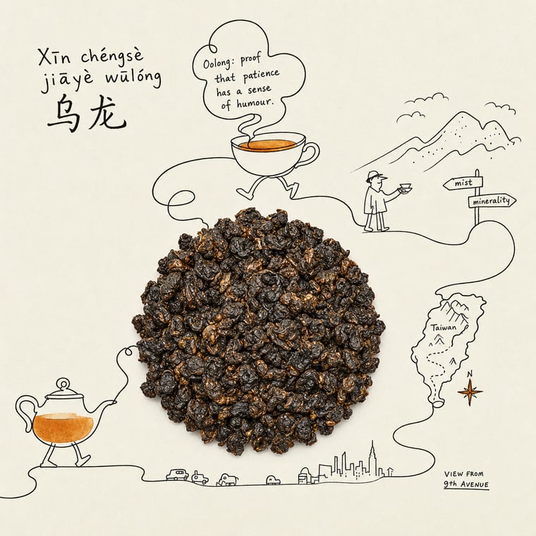 The design — Amber GABA Oolong