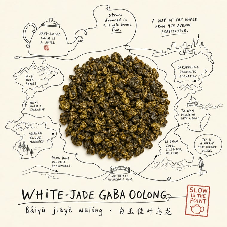 The design — White Jade GABA Oolong