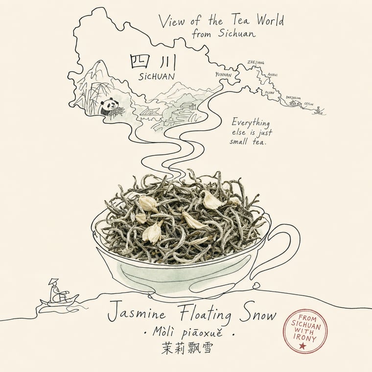 The design — Mòlì Piāo Xuě