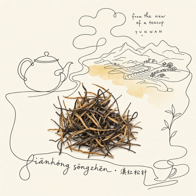The design — Diān Hóng Sòng Zhèn